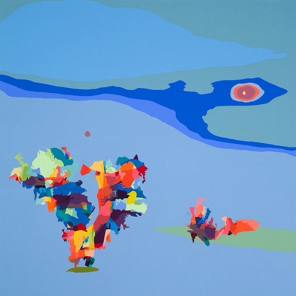 Beth Reisman, Gardening at Night
2009, Acrylic on panel