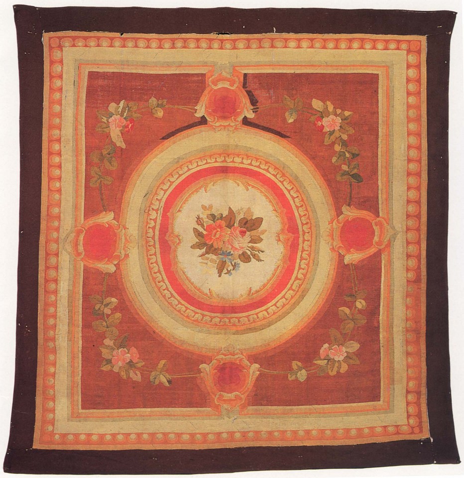 19th Century FRENCH, Aubusson Rug, France
ca. 1875-1900, Wool